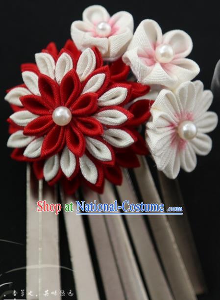 Traditional Asian Japan Courtesan Hair Accessories Hairpins Japanese Kimono Headwear for Women