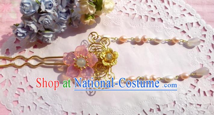 Traditional Chinese Ancient Hair Accessories Flowers Hairpins Hair Jewellery Headwear for Women