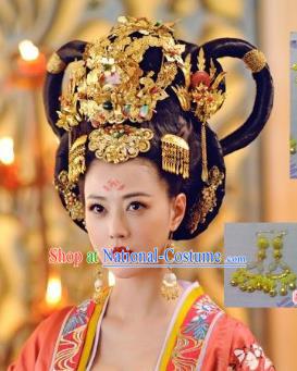 Traditional Chinese Ancient Hair Accessories Hairpins Phoenix Coronet Complete Set for Women