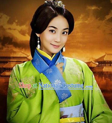 Traditional Chinese Ancient Costume Chu and Han Dynasties Hanfu Clothing