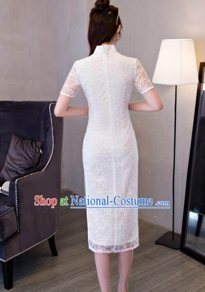 Traditional Ancient Chinese Young Women Cheongsam Dress Republic of China Tangsuit Stand Collar Blouse Dress Tang Suit Clothing