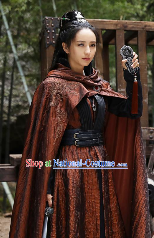 Chinese Ancient Nirvana in Fire Southern and Northern Dynasties Female General Meng Qianxue Replica Costume for Women