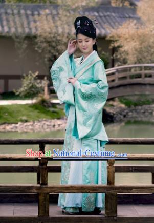 Chinese Ancient Princess Consort Hanfu Dress Nirvana in Fire Southern and Northern Dynasties Nobility Lady Replica Costume for Women