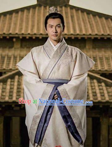 Nirvana in Fire Chinese Ancient Liang State General Swordsman Xiao Pingzhang Replica Costume for Men