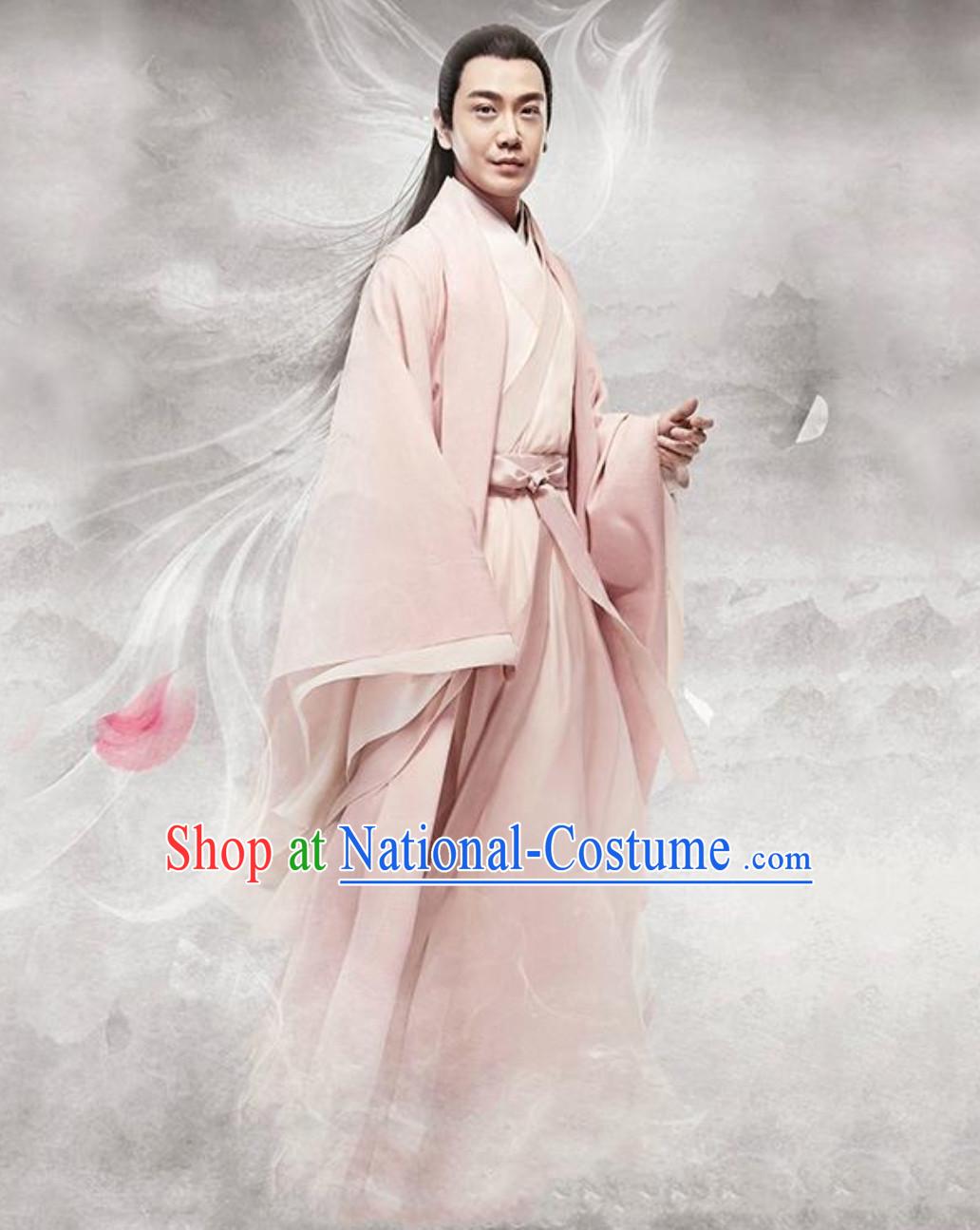 Chinese Han clothing Hanzhuang TV Drama Once Upon a Time Historical Hanfu Dress for Men