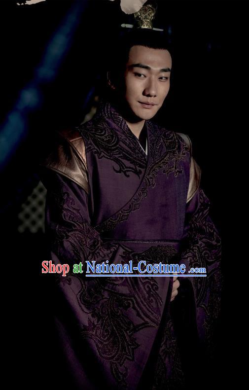 Nirvana in Fire Chinese Ancient Liang State Royal Highness Xiao Yuanqi Replica Costume for Men