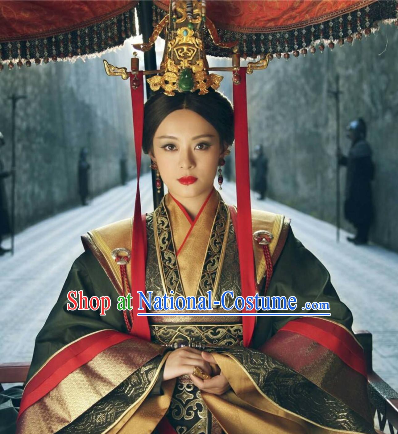 Ancient Chinese Hanzhuang Imperial Clothing Theater and Reenactment Costumes Hanfu for Women or Girls