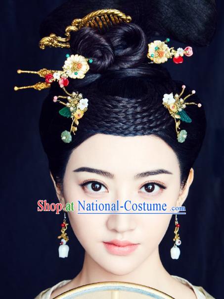 Traditional Chinese Ancient Palace Lady Hair Accessories Phoenix Coronet Hairpins for Women