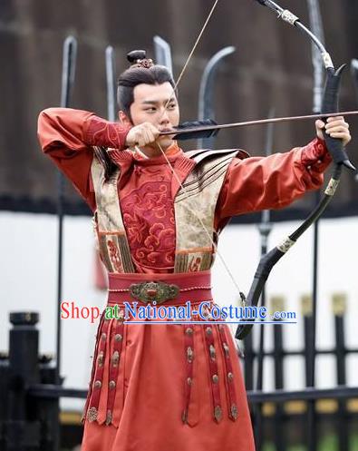 Chinese Ancient Tang Dynasty Prince Li Yuanji Replica Costume for Men