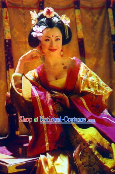 Traditional Chinese Ancient Costume Ancient  Tang Dynasty Hanfu Dress Clothing