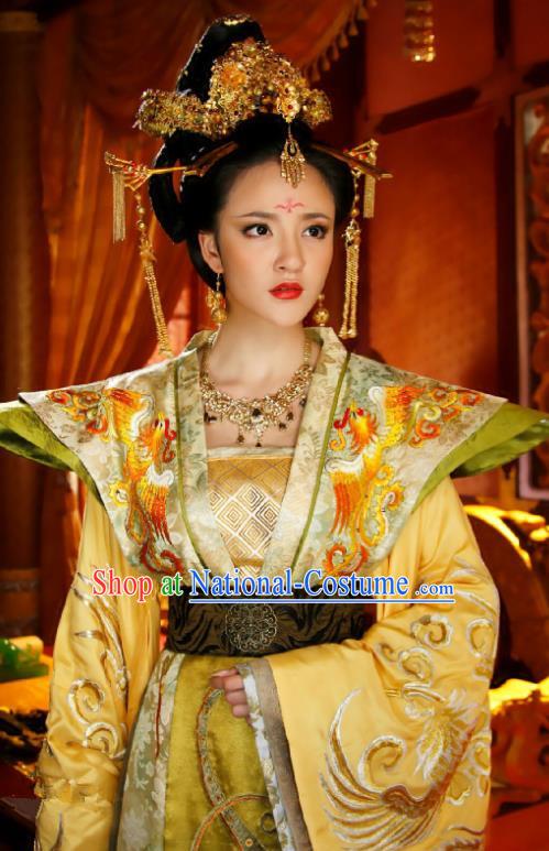 Traditional Chinese Ancient Costume Ancient  Tang Dynasty Hanfu Dress Clothing