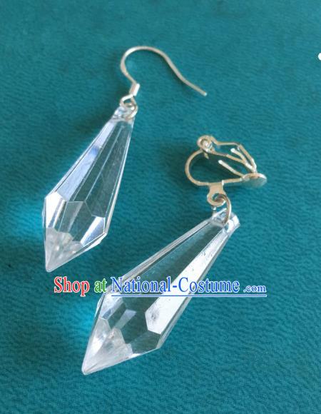 Traditional Chinese Ancient Jewelry Accessories Crystal Earrings for Women