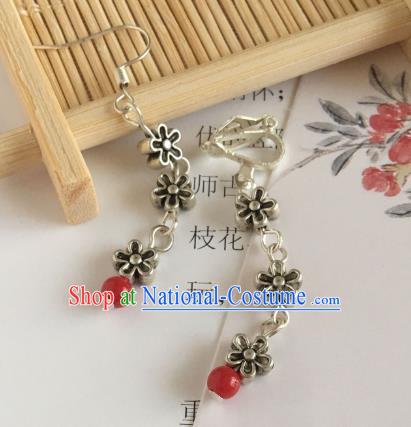 Traditional Chinese Ancient Jewelry Accessories Flowers Earrings for Women