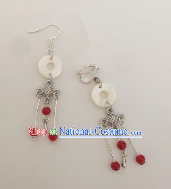 Traditional Chinese Ancient Jewelry Accessories Jade Earrings for Women