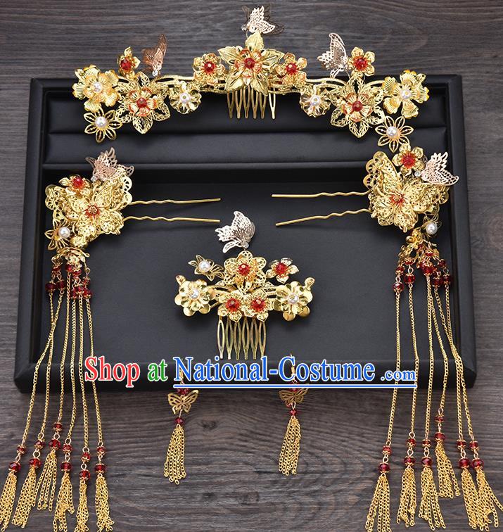 Chinese Ancient Style Hair Jewelry Accessories Cosplay Hairpins Headwear Headdress for Women