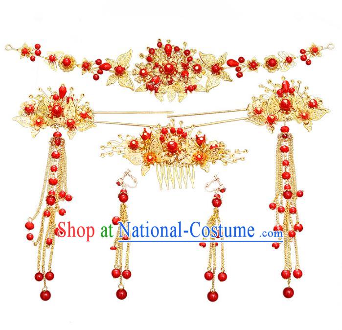 Chinese Ancient Style Hair Jewelry Accessories Cosplay Hairpins Headwear Headdress for Women