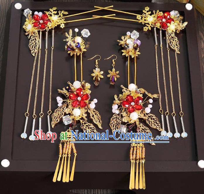 Chinese Ancient Style Hair Jewelry Accessories Cosplay Hairpins Headwear Headdress for Women