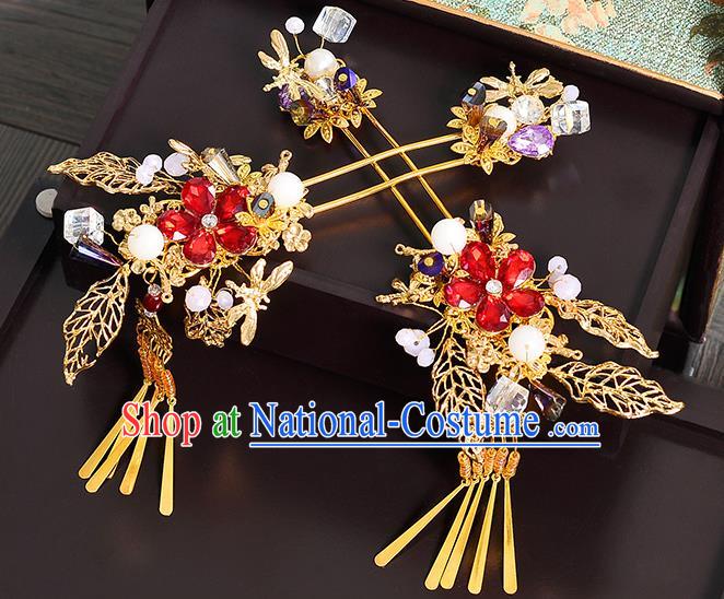 Chinese Ancient Style Hair Jewelry Accessories Cosplay Hairpins Headwear Headdress for Women