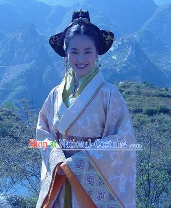 Traditional Chinese Ancient Costume Chu and Han Dynasties Hanfu Clothing