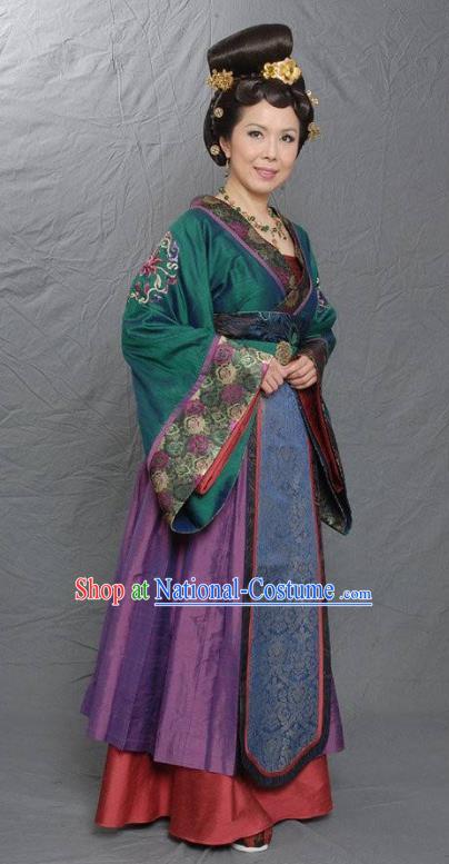 Traditional Chinese Tang Dynasty Court Officials Hanfu Dress Ancient Las Meninas Replica Costume for Women