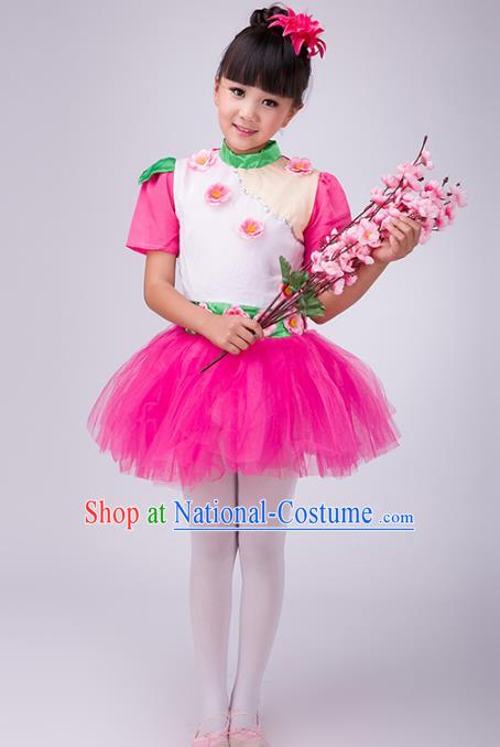 Top Grade Children Stage Performance Costume, Professional Modern Dance Princess Bubble Dress for Kids