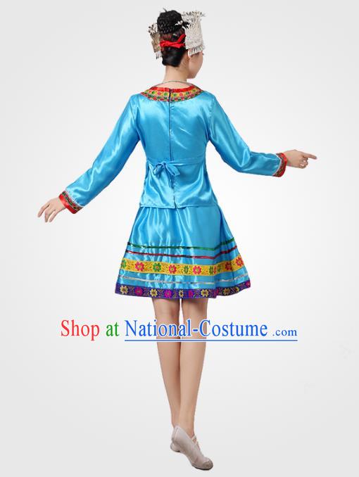 Traditional Chinese Yangge Fan Dance Folk Dance Costume Classical Yangko Dance Modern Dance Dress Halloween Clothing