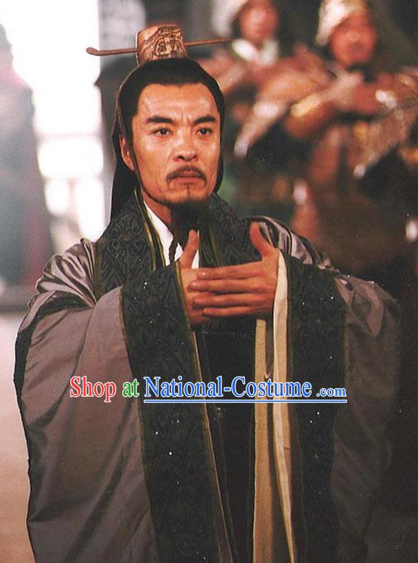 Chinese Ancient Qin Dynasty Politician Prime Minister Li Si Replica Costume for Men