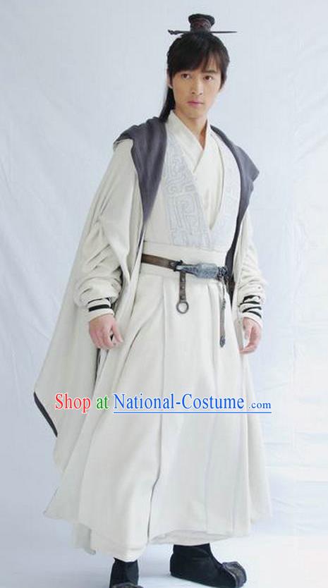 Traditional Chinese Ancient Costume Qin Dynasties Hanfu Clothing