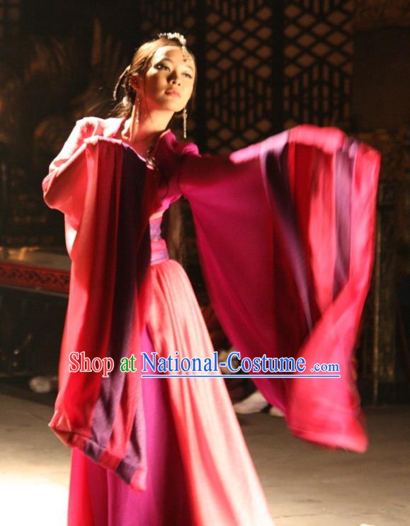 Chinese Ancient Shang Dynasty Imperial Concubine Da Ji Hanfu Embroidered Replica Costume for Women