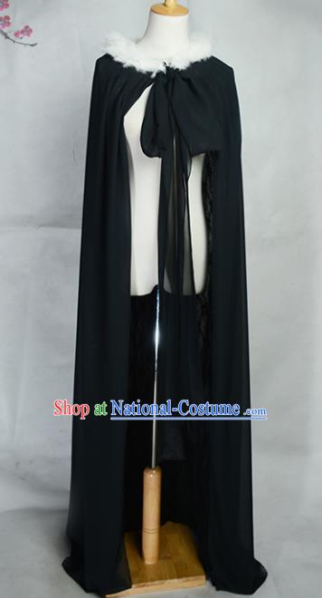 Traditional Chinese Ancient Knight-errant Costume Cosplay Swordsman Hanfu Cloak for Men