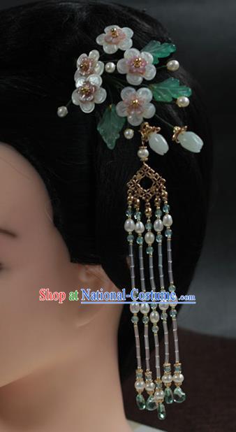 Traditional Chinese Ancient Tassel Step Shake Classical Hair Accessories Handmade Hairpins for Women