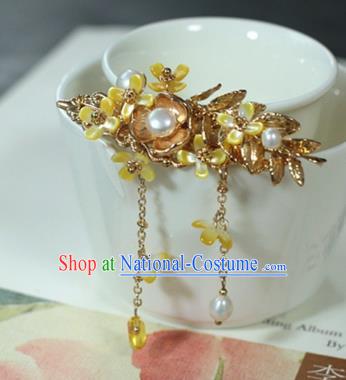 Traditional Chinese Ancient Flowers Hair Claws Classical Hair Accessories Handmade Hairpins for Women