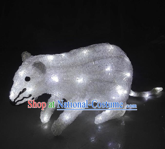 Traditional Handmade Chinese Zodiac Rat Electric LED Lights Lamps Lamp Decoration