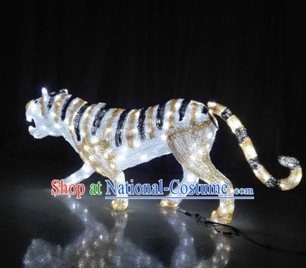 Traditional Handmade Chinese Zodiac Tiger Electric LED Lights Lamps Lamp Decoration