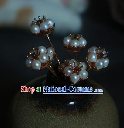 Traditional Handmade Chinese Ancient Classical Hair Accessories Little Flowers Hairpins for Women