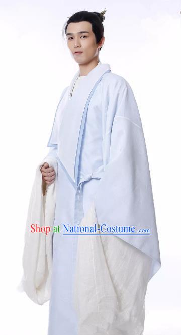 Untouchable Lovers Chinese Ancient Southern and Northern Dynasties Palace Musician Nobility Childe Replica Costume for Men