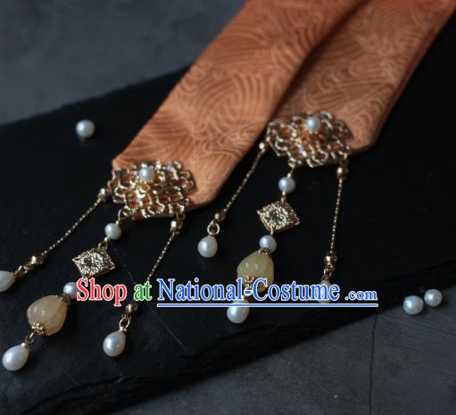 Traditional Chinese Ancient Hair Clasp Hair Accessories Handmade Hanfu Headband Hairpins for Women