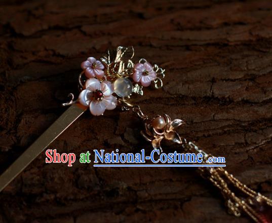 Traditional Chinese Ancient Flowers Hair Clips Hair Accessories Handmade Hanfu Hairpins for Women