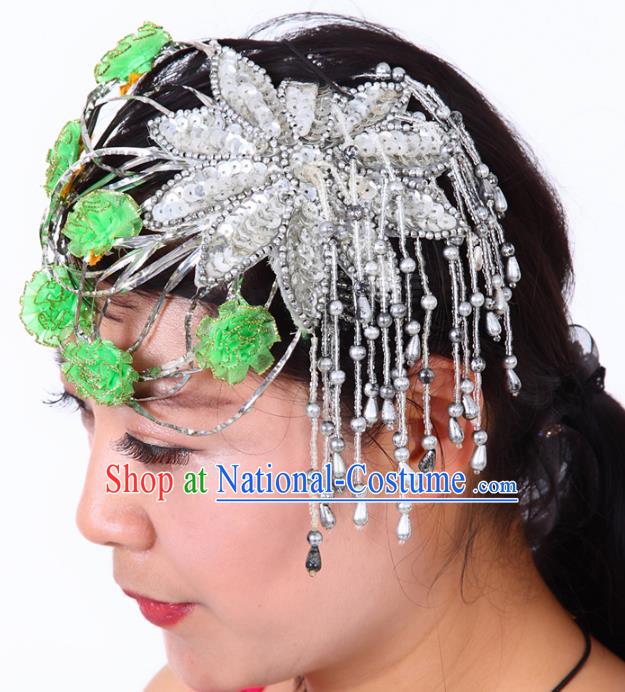 Chinese Traditional Classical Dance Hair Accessories Folk Dance Yangko Headwear for Women