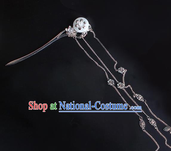 Chinese Ancient Hair Accessories Tassel Step Shake Hanfu Hairpins Traditional Hair Clip Headwear for Women