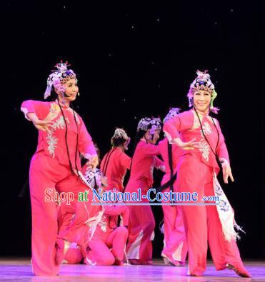 Chinese Traditional Folk Dance Beijing Opera Costume, China Classical Dance Dress Stage Performance Clothing for Women