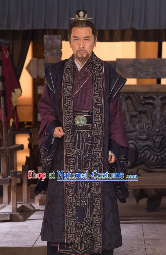 Nirvana in Fire II Chinese Ancient Knight-errant Swordsman Lin Chen Embroidered Historical Costumes for Men