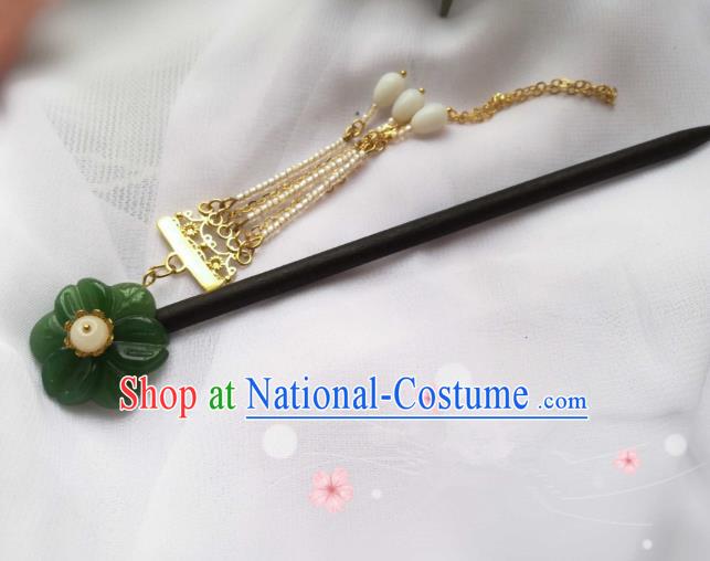 Chinese Traditional Ancient Hair Accessories Classical Wood Hair Clip Hanfu Hairpins for Women