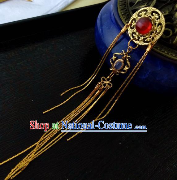 Chinese Traditional Ancient Hair Accessories Classical Brass Hairpins Hanfu Hair Stick for Women