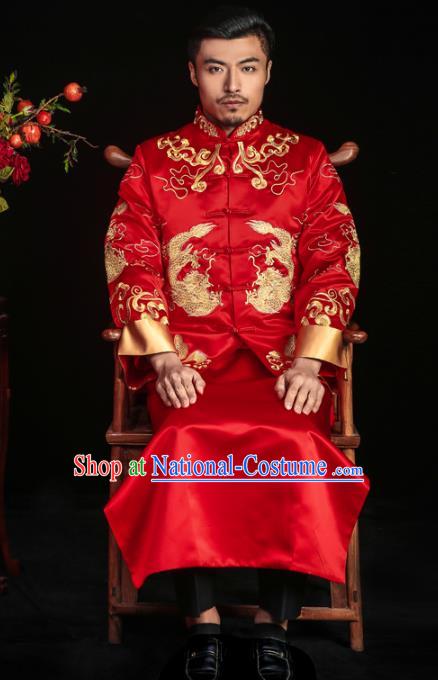 Traditional Chinese Wedding Costumes Traditional Xiuhe Suits Ancient Chinese bridal Full Dress