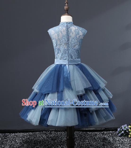 Top Grade Stage Performance Catwalks Costumes Children Halloween Cosplay Princess Full Dress Chorus Modern Fancywork Clothing