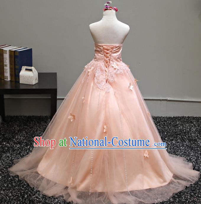 Top Grade Stage Performance Catwalks Costumes Children Halloween Cosplay Princess Full Dress Chorus Modern Fancywork Clothing