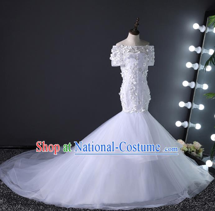 Top Grade Stage Performance Catwalks Costumes Children Halloween Cosplay Princess Full Dress Chorus Modern Fancywork Clothing