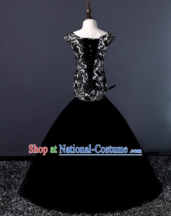 Top Grade Stage Performance Catwalks Costumes Children Halloween Cosplay Princess Full Dress Chorus Modern Fancywork Clothing