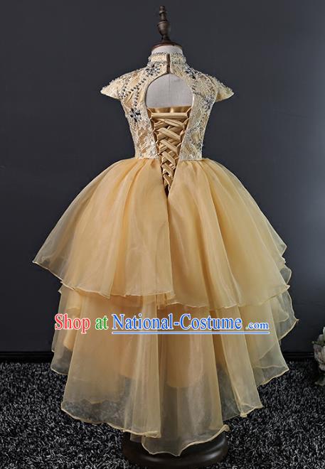 Top Grade Stage Performance Catwalks Costumes Children Halloween Cosplay Princess Full Dress Chorus Modern Fancywork Clothing